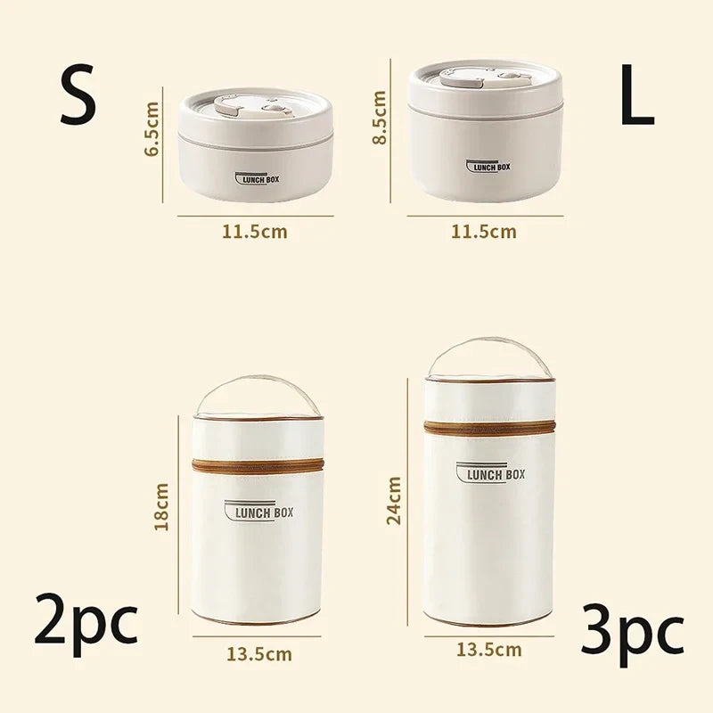 Stackable Insulated Stainless Steel Bento Box