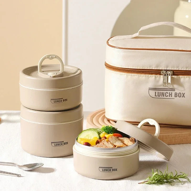 Stackable Insulated Stainless Steel Bento Box