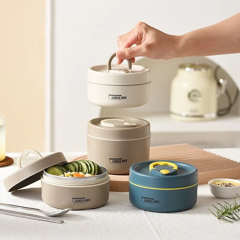 Stackable Insulated Stainless Steel Bento Box