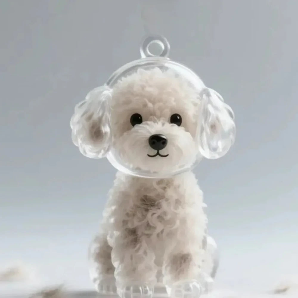 Dog Hair Memory Keychain