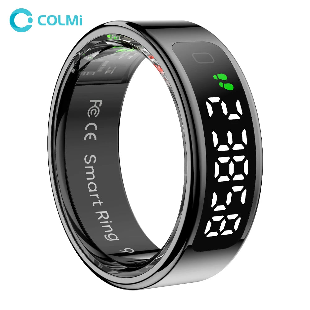 COLMI R12 Smart Ring – Display Screen, Wireless Charging, 5ATM Waterproof