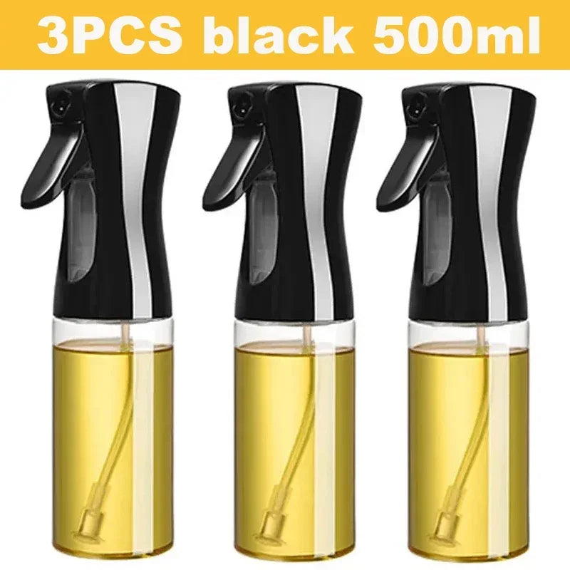 Oil Spray Bottle – 200/300/500ml Kitchen Cooking & Baking Dispenser