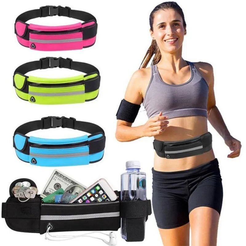Running Waist Bag – Waterproof Phone Belt Pack for Marathon, Cycling & Hiking