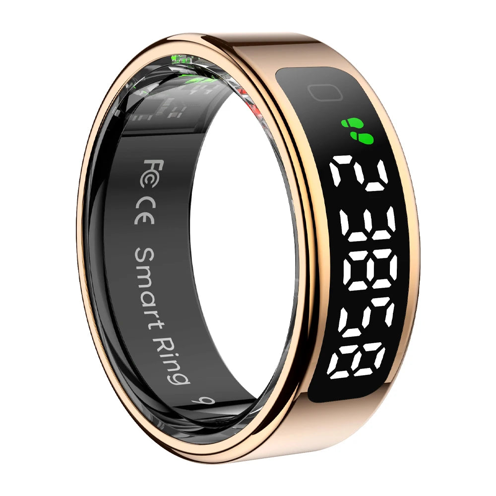 COLMI R12 Smart Ring – Display Screen, Wireless Charging, 5ATM Waterproof
