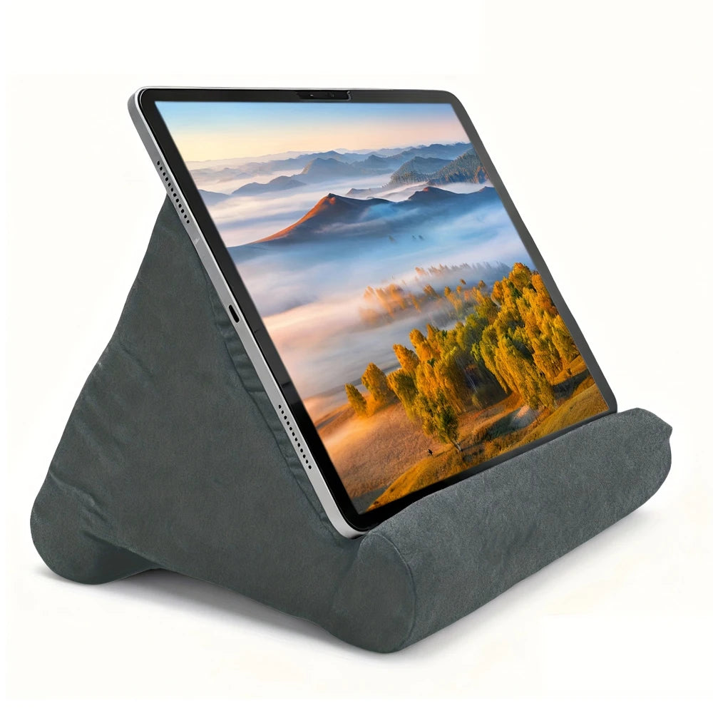 Soft Sponge Tablet Pillow Stand – Multi-Angle Holder for iPad, Samsung & More