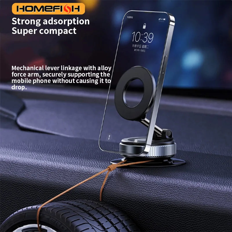 Magnetic Phone Holder｜Three-axis Rotation For Free Adjustment