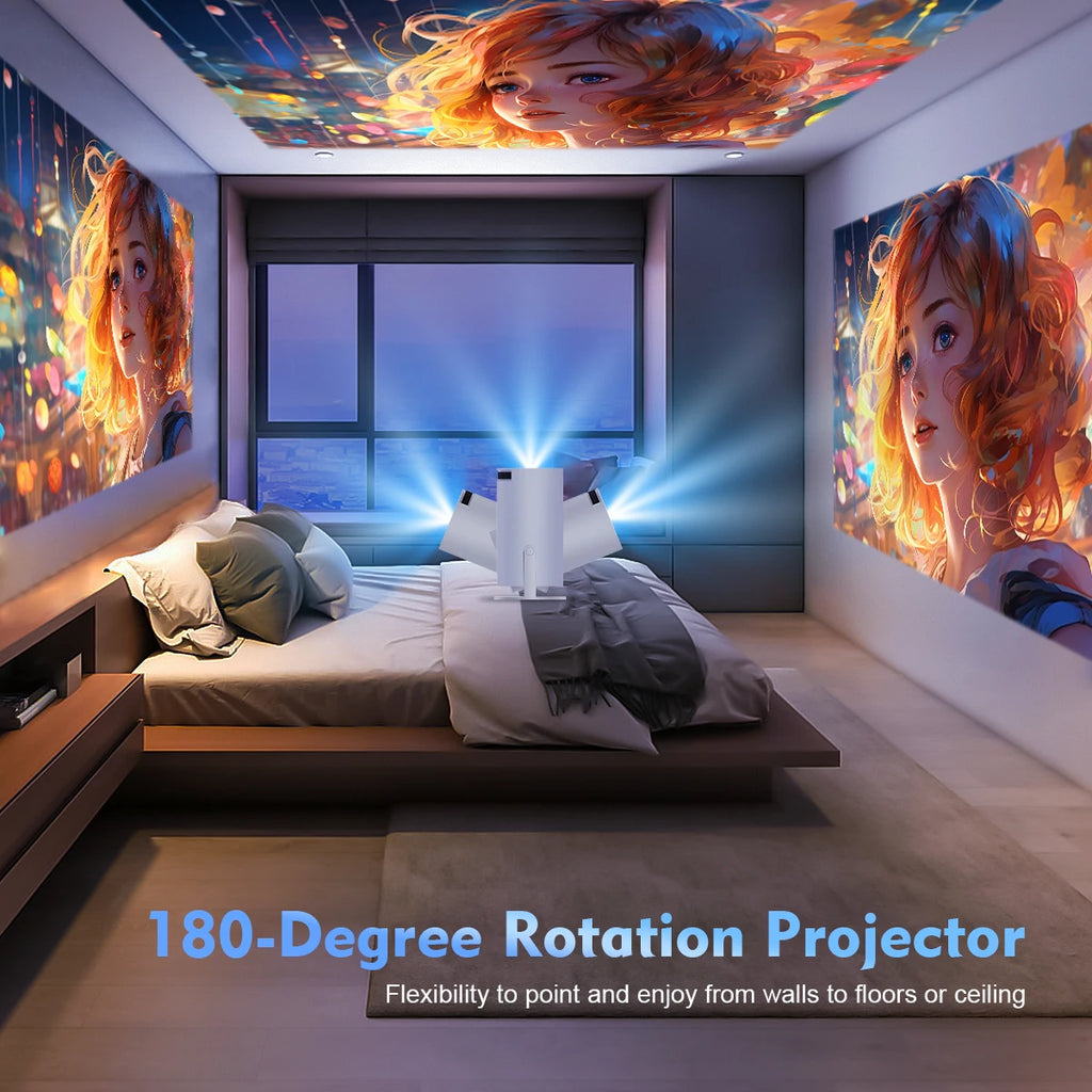 Magcubic HY300 Pro 4K Projector – Android 11, Dual WiFi6, 290 ANSI, BT5.0