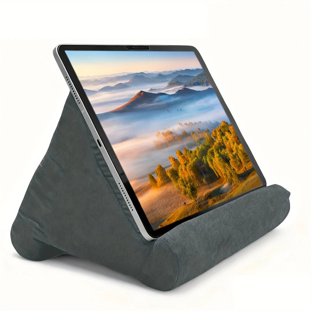 Soft Sponge Tablet Pillow Stand – Multi-Angle Holder for iPad, Samsung & More