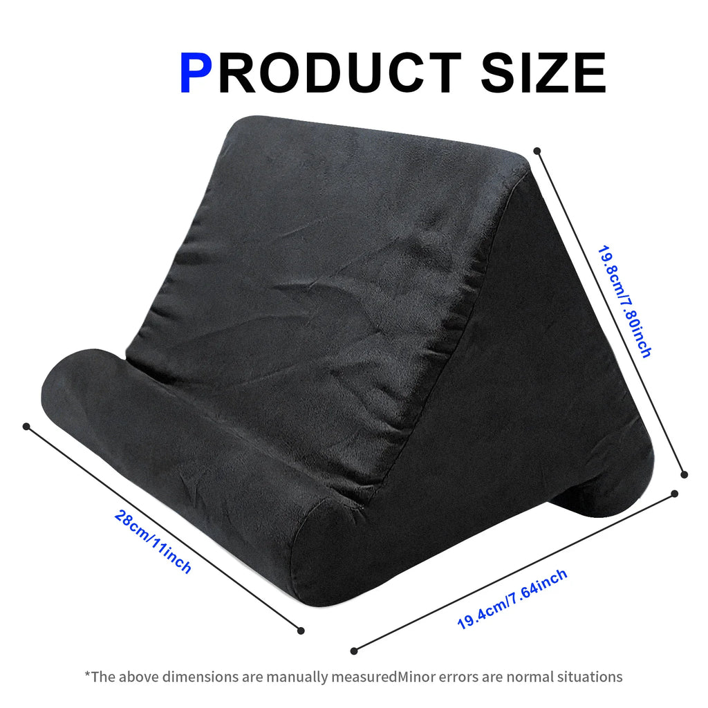 Soft Sponge Tablet Pillow Stand – Multi-Angle Holder for iPad, Samsung & More