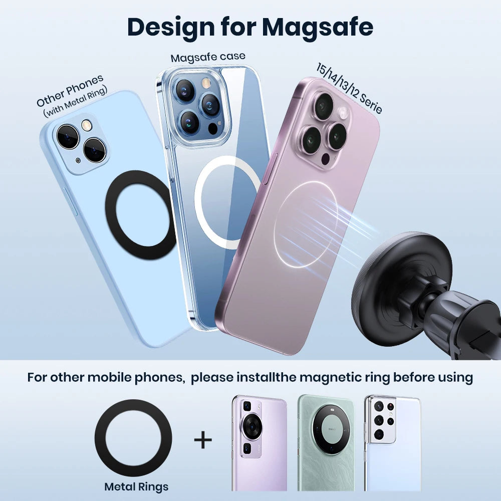 Magsafe Car Phone Holder, Powerful Magnetism Premium Quality