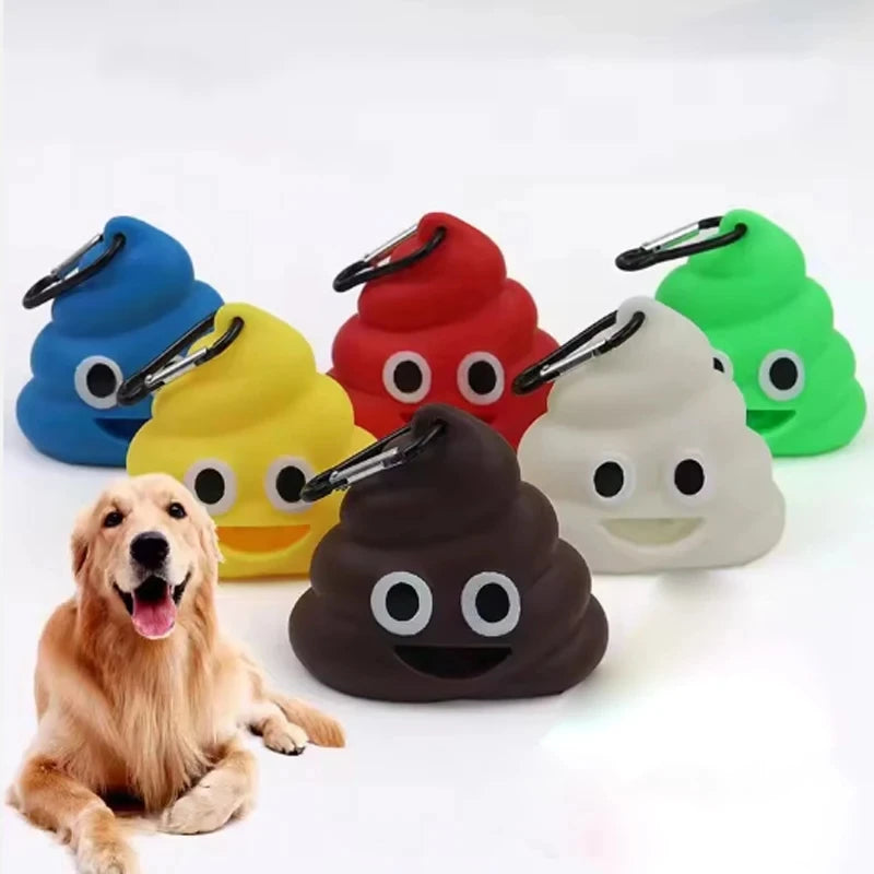 Outdoor Bulk Portable Custom Walking Pet Dog Poop Trash Waste Bags Holder Dispenser