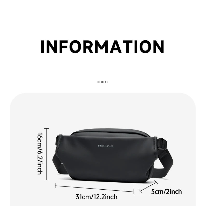 Waterproof Men’s Crossbody Bag – Everyday Travel Fanny Pack