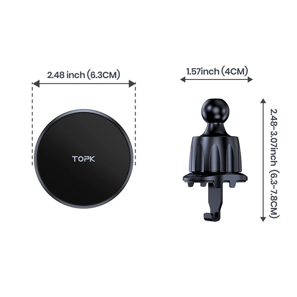 Magsafe Car Phone Holder, Powerful Magnetism Premium Quality