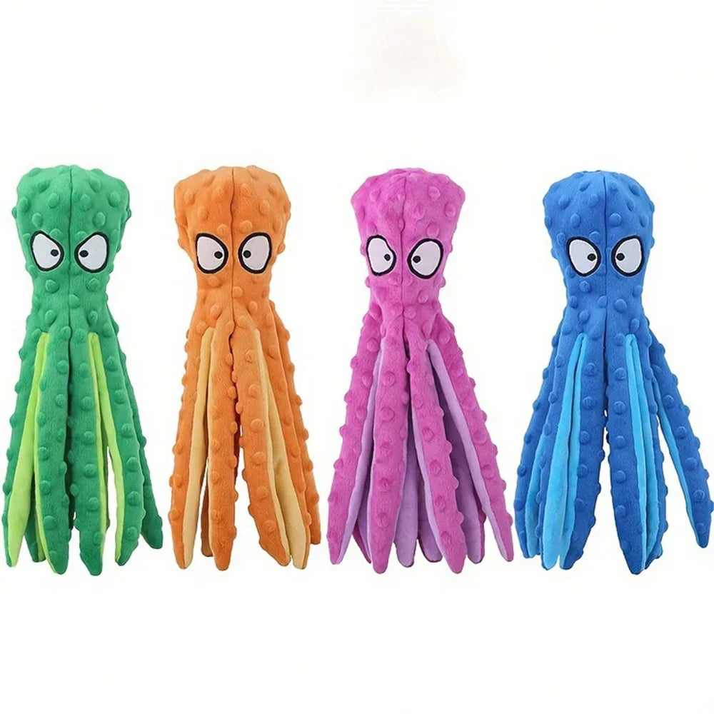 Dog Vocal Toys Octopus Non-stuffed Soft Plush Toy