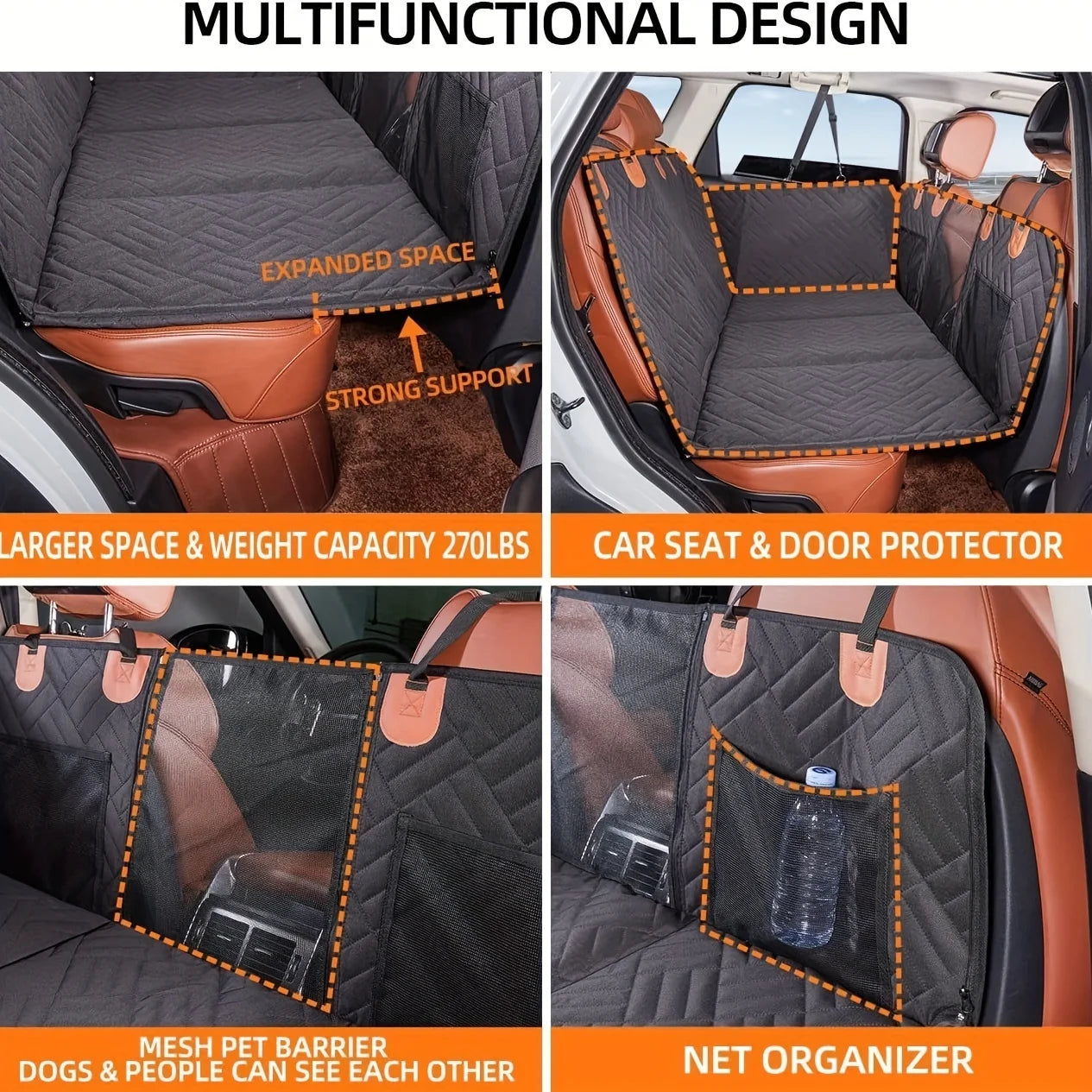 Dog Seat Cover Car Seat Cover For Pets,Waterproof