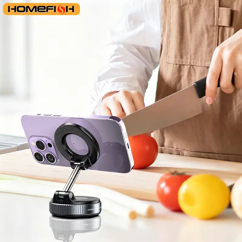 Magnetic Phone Holder｜Three-axis Rotation For Free Adjustment