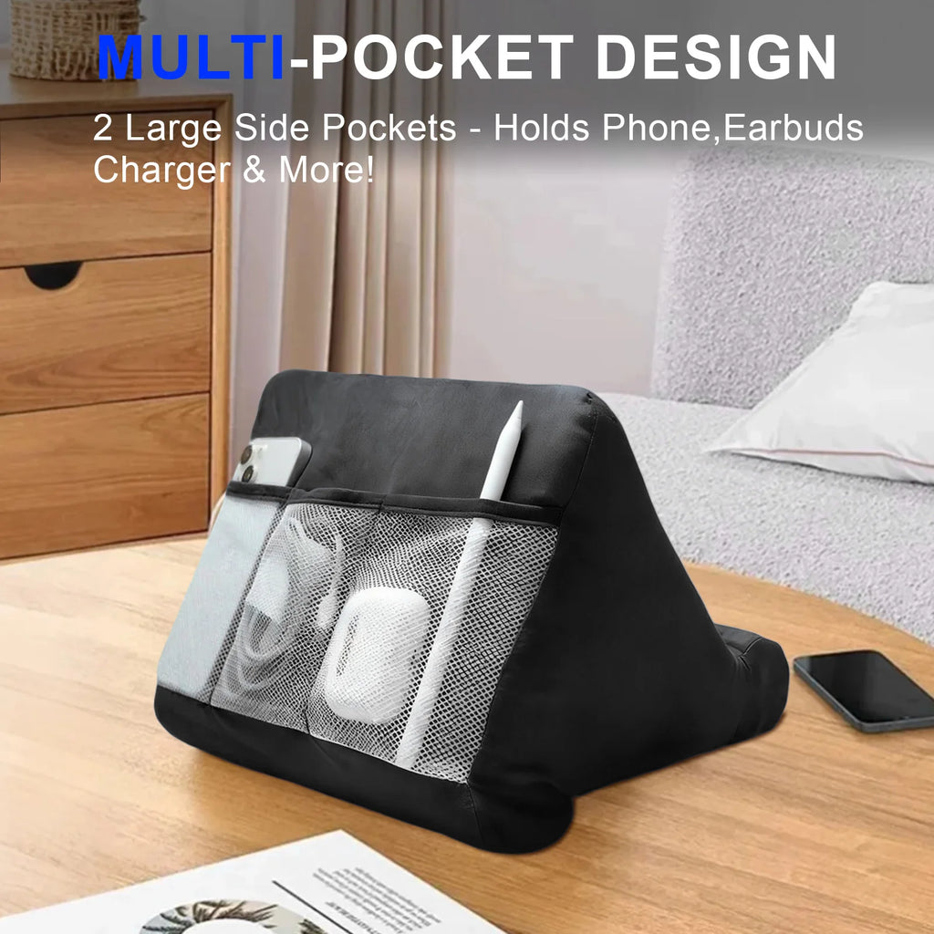Soft Sponge Tablet Pillow Stand – Multi-Angle Holder for iPad, Samsung & More