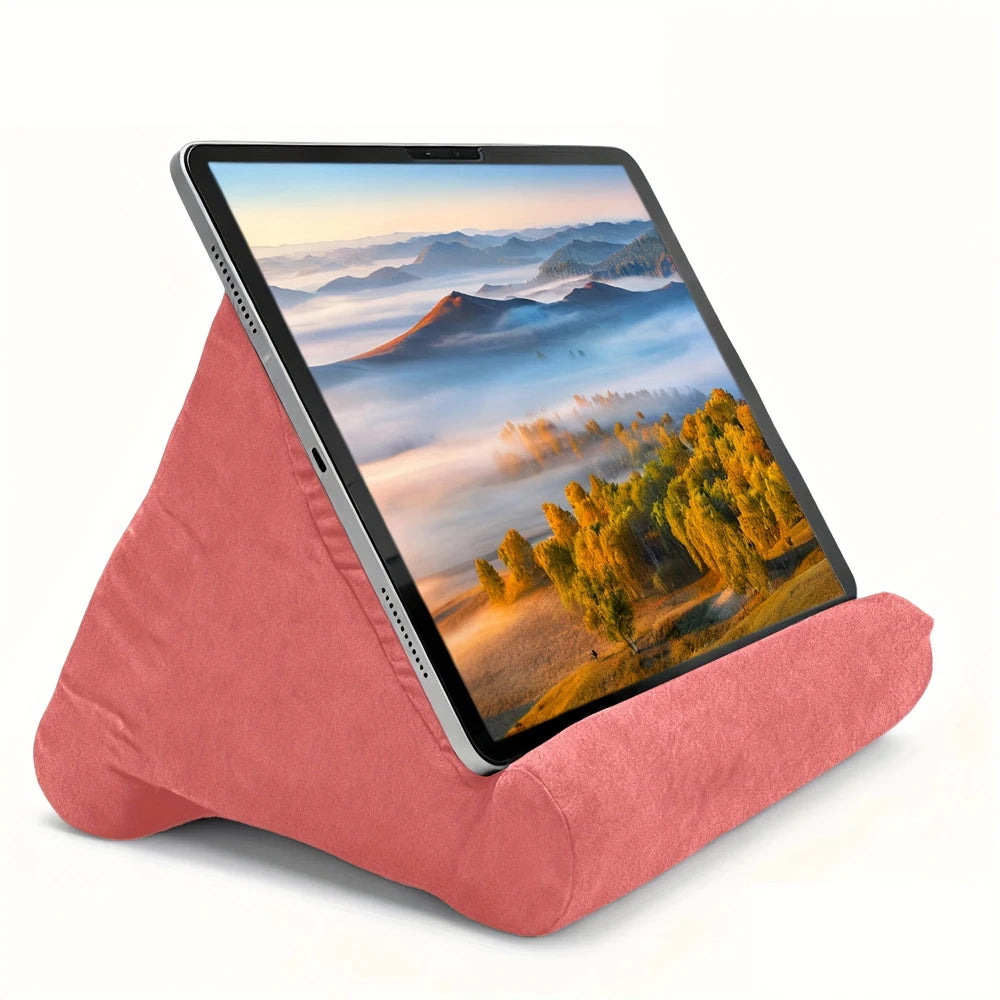 Soft Sponge Tablet Pillow Stand – Multi-Angle Holder for iPad, Samsung & More