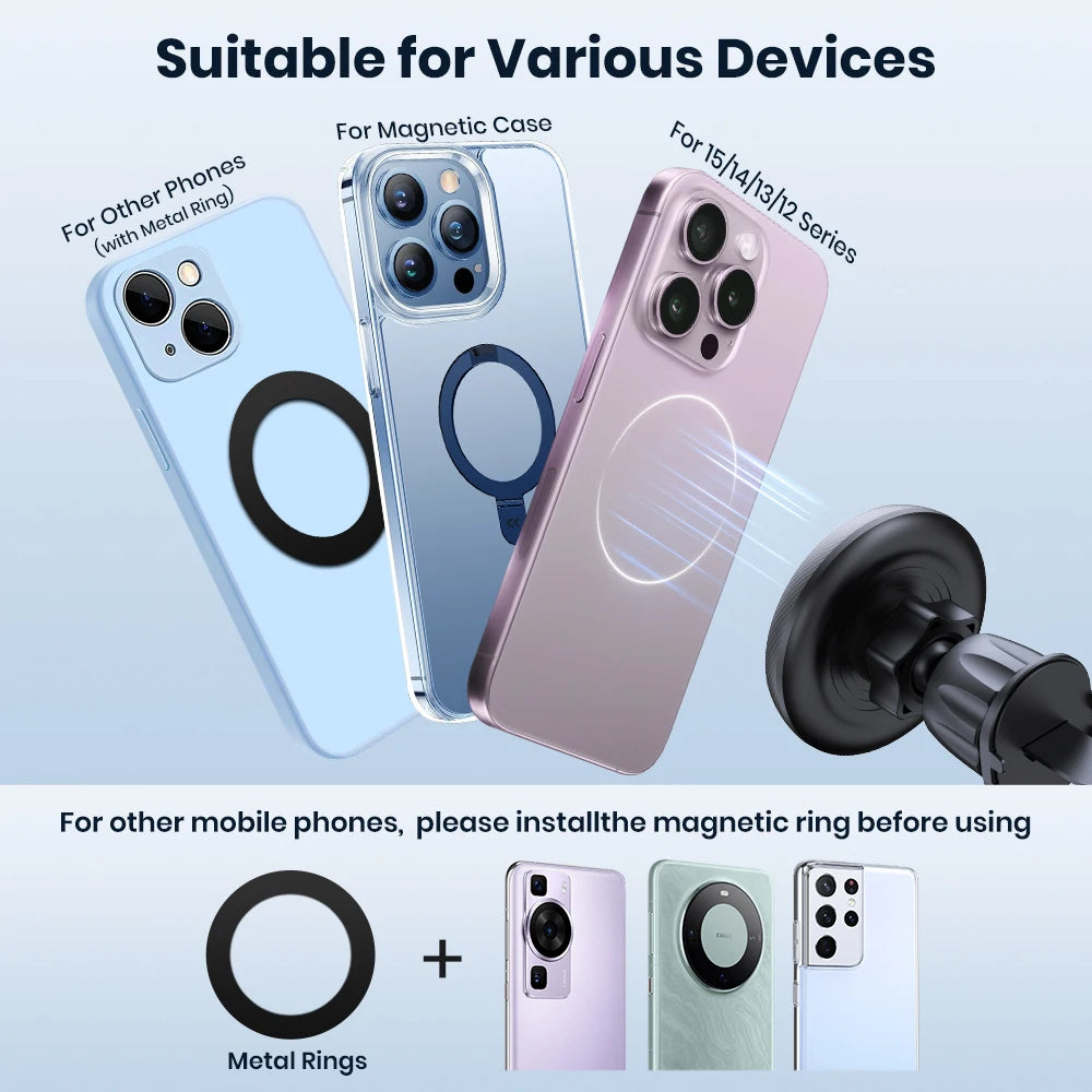 Magsafe Car Phone Holder, Powerful Magnetism Premium Quality