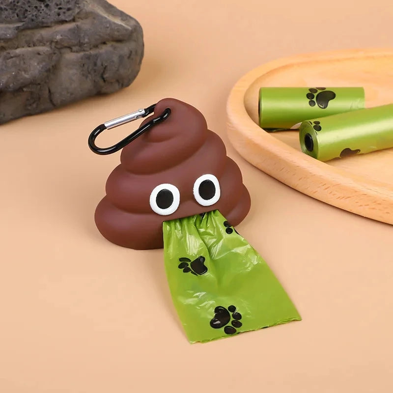 Outdoor Bulk Portable Custom Walking Pet Dog Poop Trash Waste Bags Holder Dispenser