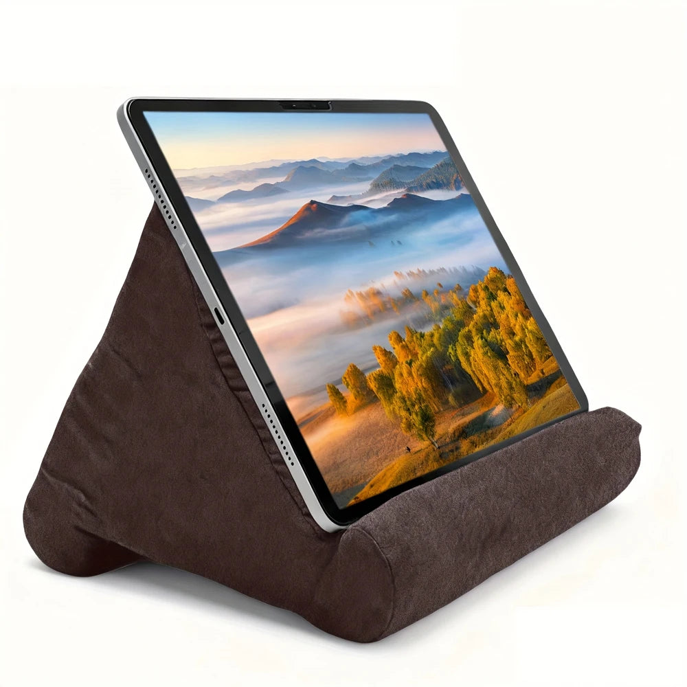 Soft Sponge Tablet Pillow Stand – Multi-Angle Holder for iPad, Samsung & More