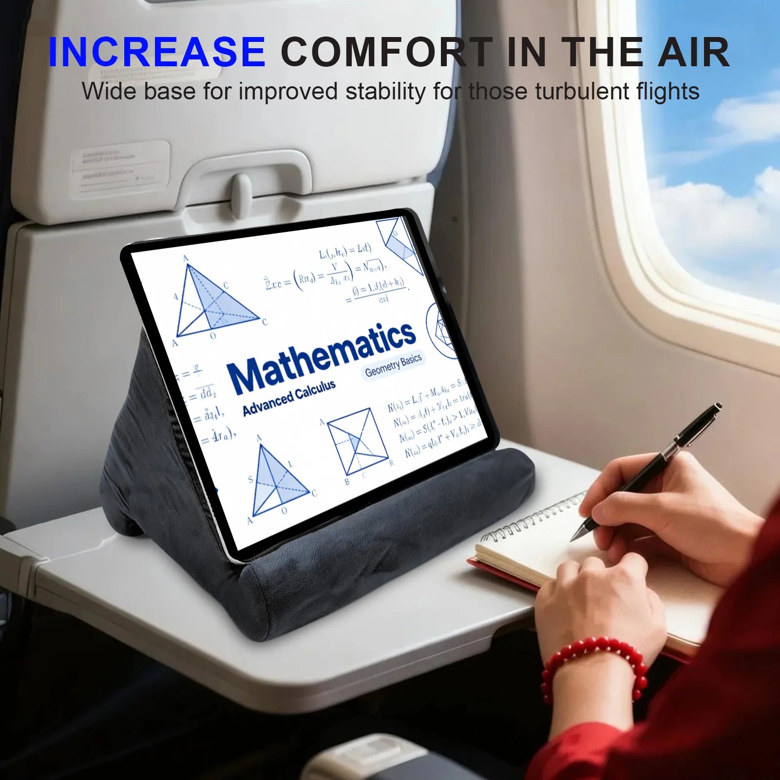 Soft Sponge Tablet Pillow Stand – Multi-Angle Holder for iPad, Samsung & More