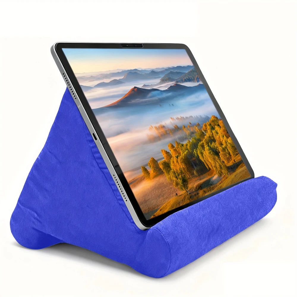 Soft Sponge Tablet Pillow Stand – Multi-Angle Holder for iPad, Samsung & More