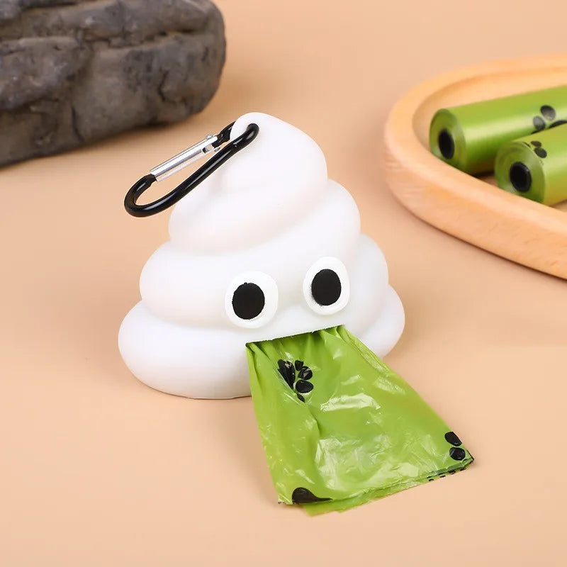 Outdoor Bulk Portable Custom Walking Pet Dog Poop Trash Waste Bags Holder Dispenser