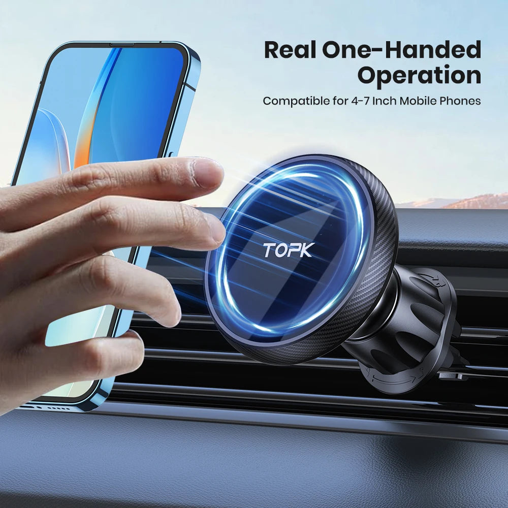 Magsafe Car Phone Holder, Powerful Magnetism Premium Quality