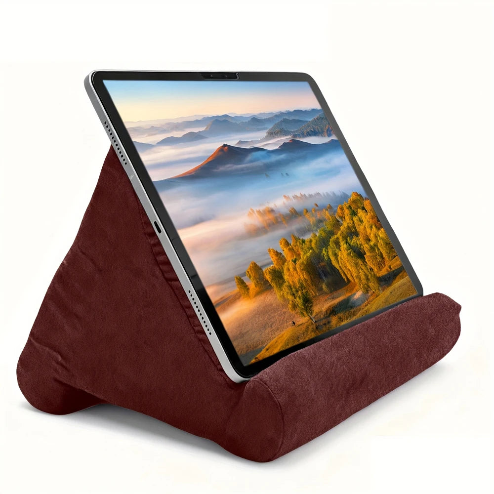 Soft Sponge Tablet Pillow Stand – Multi-Angle Holder for iPad, Samsung & More